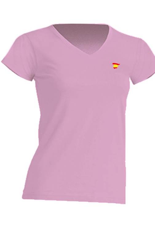 Camiseta Mapa Mujer Bordado