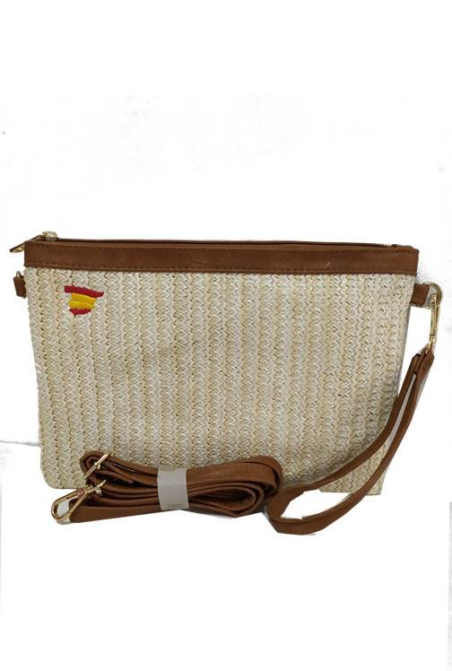 Bolso Cartera Rafia