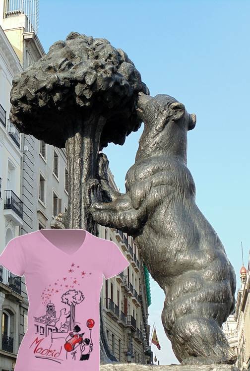 Camiseta Madrid Mujer