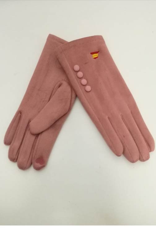 Guantes Ante Botones