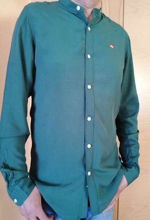 Camisa Rayon Verde