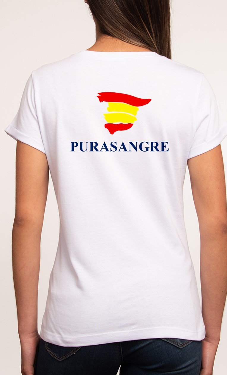 Camiseta Purasangre Espalda Mujer