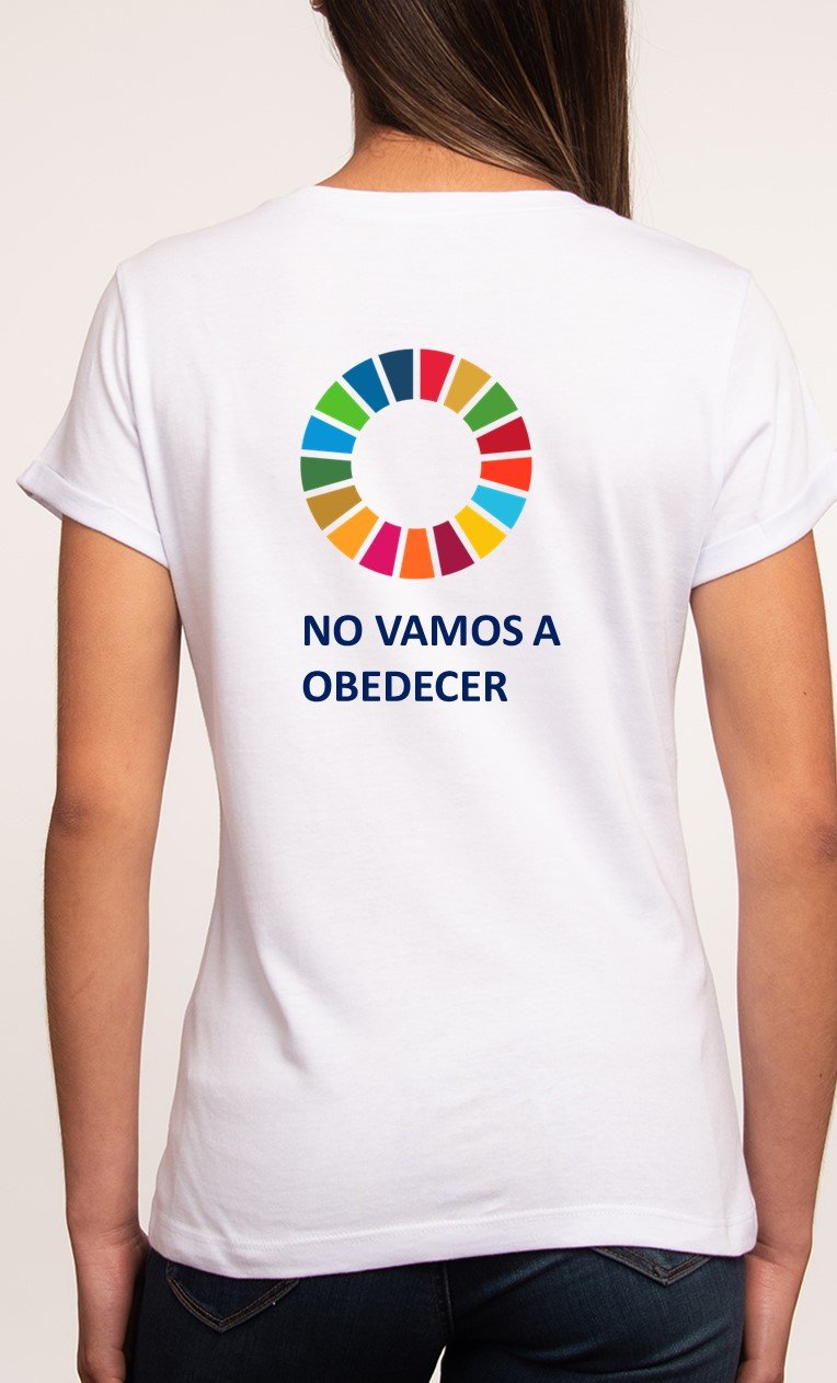 Camiseta Papelera Espalda Hombre NO OBEDECER