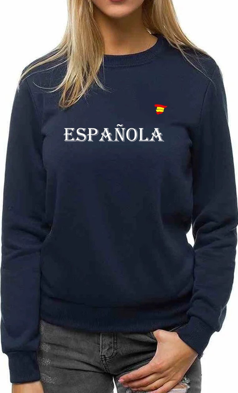 Sudadera Española Cuello Redondo