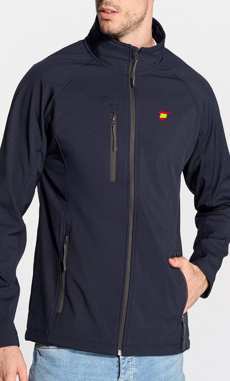 Chaqueta Mapa Hombre Bordado